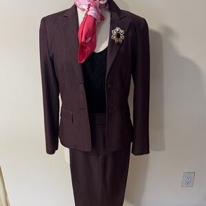 Chic Dark Brown Women's Blazer